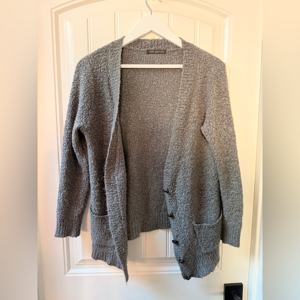 Cozy Gray Women's Cardigan